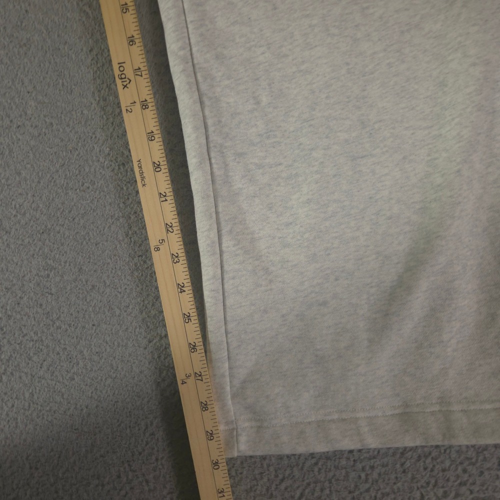 Old Navy Sweatpants Womens L Gray Extra High-Waisted Vintage Logo Straight Leg - Picture 3 of 11